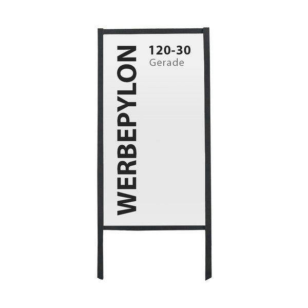 Werbepylon Stele 120-30 Schildfronten Plan Firmenschild Outdoor
