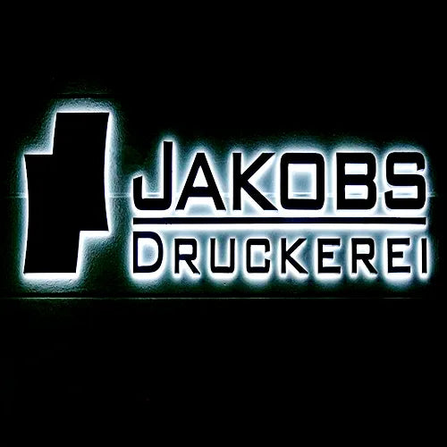 Led-Leuchtbuchstaben Rückleuchter Schriftzug und Firmenlogo Leuchtreklame Outdoor