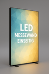 LED Messewand beleuchtet einseitig